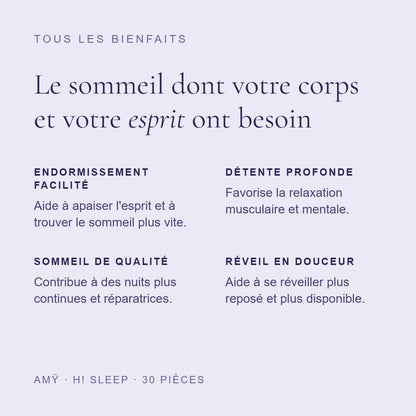 H!Sleep — Patchs d'aide au sommeil