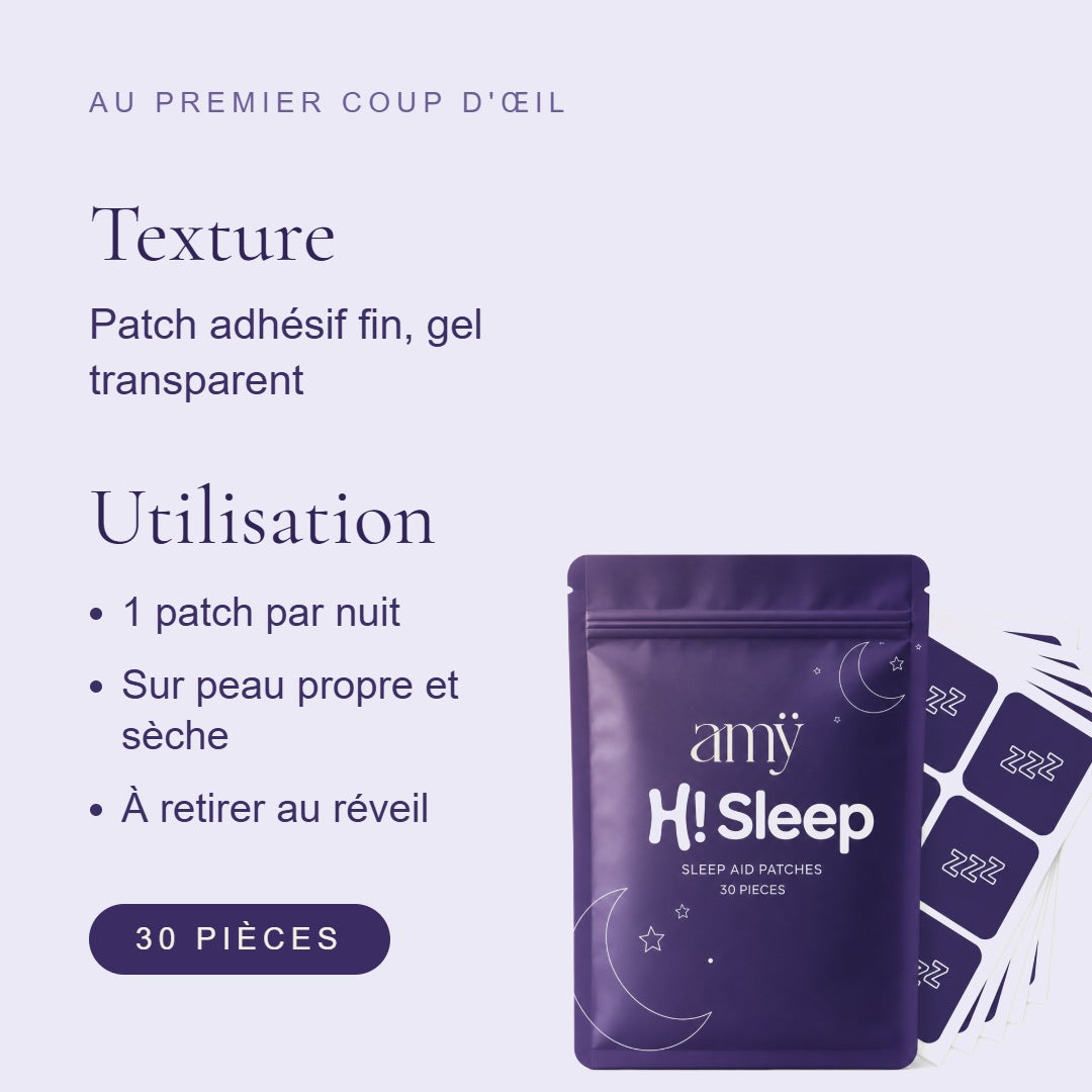 H!Sleep — Patchs d'aide au sommeil