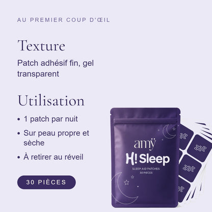 H!Sleep — Patchs d'aide au sommeil